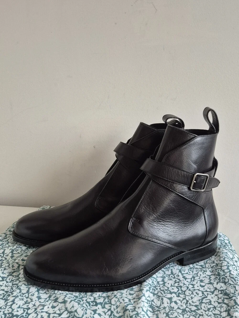 NEW! SAINT LAURENT Leather Boots / US Size 10